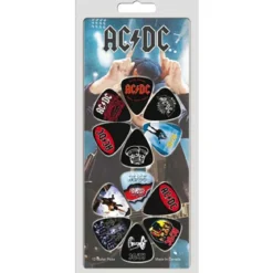 AC/DC: Album Covers - Plektrasetti 12 kpl