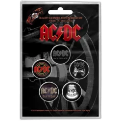 AC/DC For Those About To Rock - Pinssi setti 5kpl
