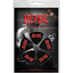 AC/DC: Logo - Tri-Tip Plektrasetti 5kpl