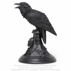 Alchemy Gothic Poes raven - Kynttilänjalka