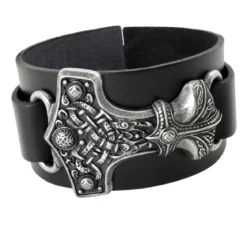 Alchemy Gothic Thorshammer - Nahkaranneke