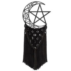 Alchemy Moon Hex - Makramee seinäkoriste