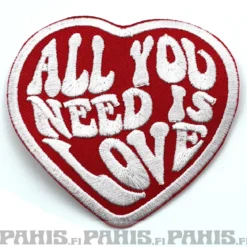 All you need is love - kangasmerkki