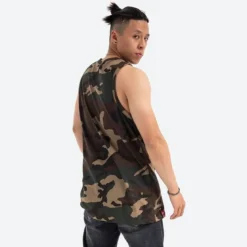 Alpha Industries Basic Tank- T-Paita, woodland camo