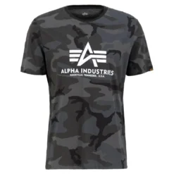 Alpha Industries Basic - T-Paita, black camo