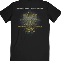 Anthrax Spreading the disease track list -T-paita