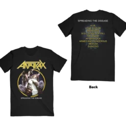 Anthrax Spreading the disease track list -T-paita