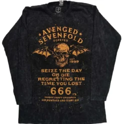 Avenged Sevenfold Seize the day Dip-dye - Pitkähihainen paita