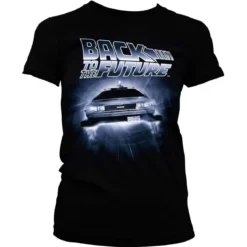 Back To The Future: Flying Delorean - Naisten T-paita