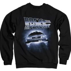 Back To The Future: Flying Delorean - Pitkähihainen paita
