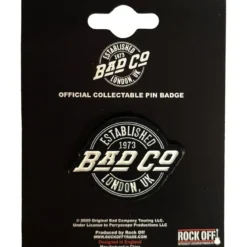 Bad Company: Est. 1973 Circle Logo - Pinssi