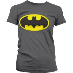Batman Signal logo - Naisten T-paita, tummanharmaa