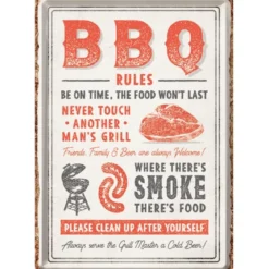 BBQ Rules - Postikortti