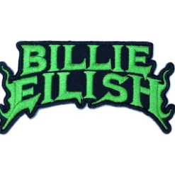 Billie Eilish Flame Green - Kangasmerkki