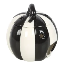 Black and White Striped Pumpkin - Tuoksulyhty