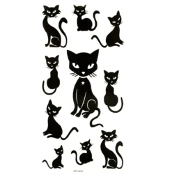 Black cats - siirtotatuointi