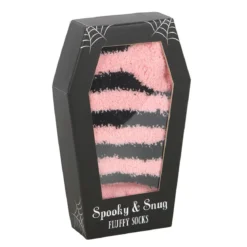 Black/pink Pörrösukat arkku lahjapakkauksessa