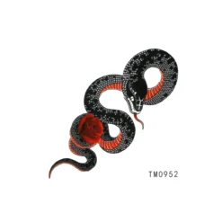 Black snake - pieni siirtotatuointi