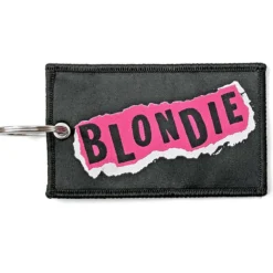 Blondie Punk logo - Kankainen avaimenperä