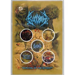 Bloodbath: Survival of the sickest - Pinssi setti 5kpl