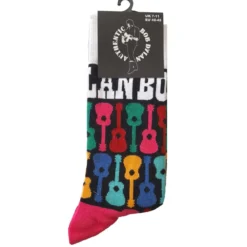 Bob Dylan Guitar Pattern - Nilkkasukat