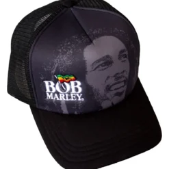 Bob Marley: Logo & Face - Mesh back Lippis