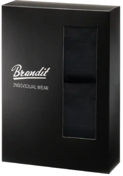 Brandit - Bokserit logolla, black/black