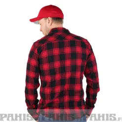 Brandit Check - kauluspaita, punainen