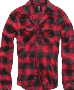 Brandit Check - kauluspaita, punainen