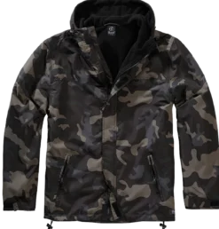 Brandit Frontzip - Tuulitakki, darkcamo