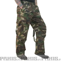 Brandit M65 Vintage reisitaskuhousut - Woodland