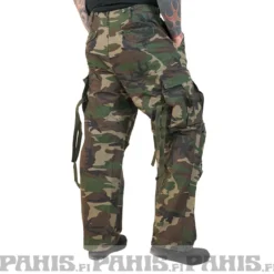 Brandit M65 Vintage reisitaskuhousut - Woodland