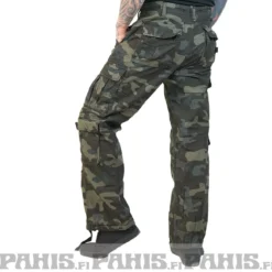 Brandit Pure Vintage Reisitaskuhousut - Darkcamo