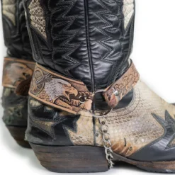 Bullet 69 Big white eagle, black - Bootsiremmit 2kpl