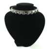 Bullet 69 1row black pyramid - Choker