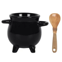 Cauldron with Broom Spoon - Munakuppi