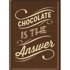 Chocolate Is The Answer- Postikortti