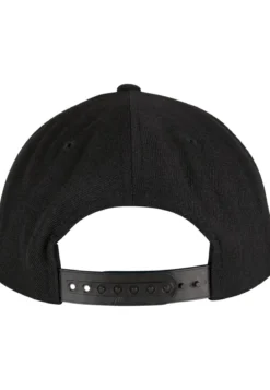 Dadman 5-Panel Premium curved visor snapback - Lippis, black