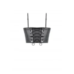Dark in Love Beltet PU Corset - Toppi