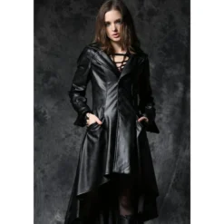 Dark In Love Gothic Dovetail - Keinonahkatakki