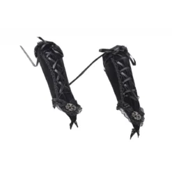 Dark In Love Velvet Lace Up - Käsineet