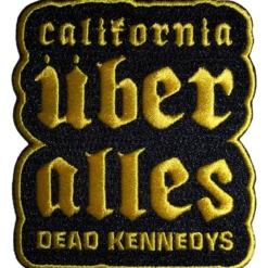 Dead Kennedys California Uber Alles Yellow -Kangasmerkki