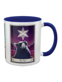 Deadly Tarot Felis - The Moon, The Sun & The Star - kaksivärinen muki