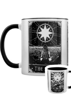 Deadly Tarot - The Star, Strength & The Sun - kaksivärinen muki