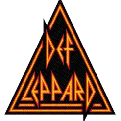 Def Leppard Logo Cut Out - Kangasmerkki