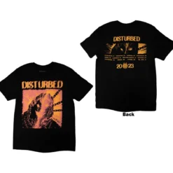 Disturbed: European Tour '23 Split Face -T-paita