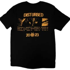 Disturbed: European Tour '23 Split Face -T-paita