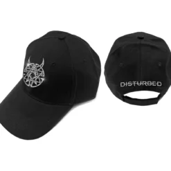 Disturbed icon & logo - Lippis, silver