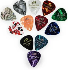 Dunlop Celluloid Medium Plektra-valikoima, 12kpl