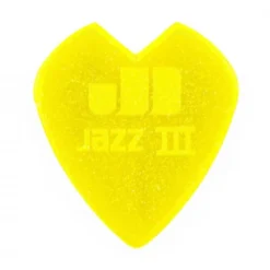 Dunlop Jazz III Kirk Hammett -plektrat, 6kpl yellow sparkle
